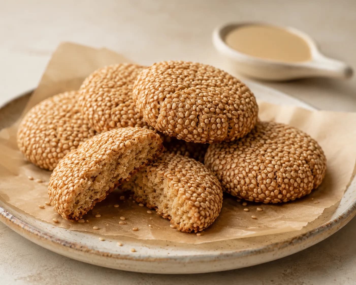 Sesame Tahini Cookies
