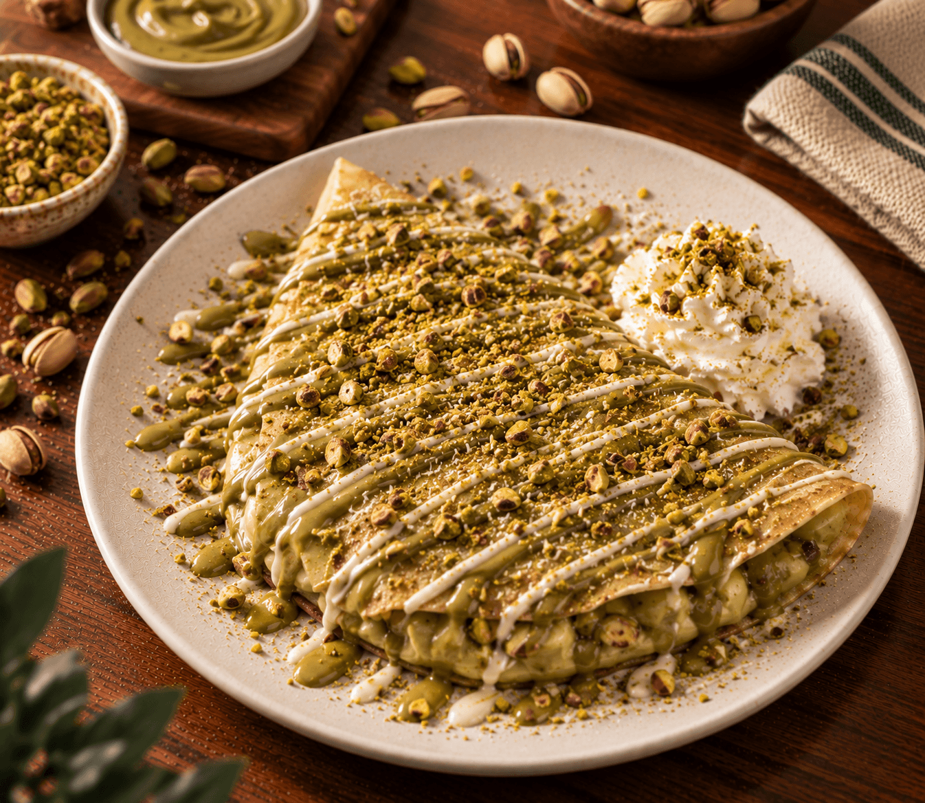 كريب فستق
